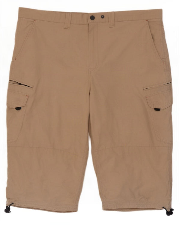 Мужские шорты-бермуды Marks & Spencer W40 XL, бежевые, хлопок