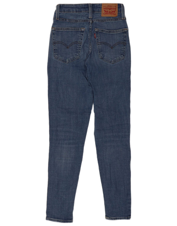 Женские джинсы скинни Levi's 721 с высокой посадкой W25 L28, синие, хлопок