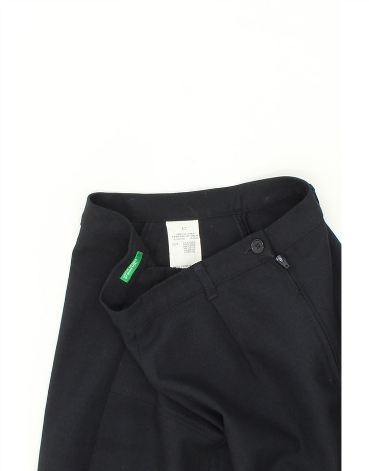 BENETTON Womens A-Line Skirt IT 42 Medium W30 Navy Blue Polyester Vintage Benetton and Second-Hand Benetton from Messina Hembry 