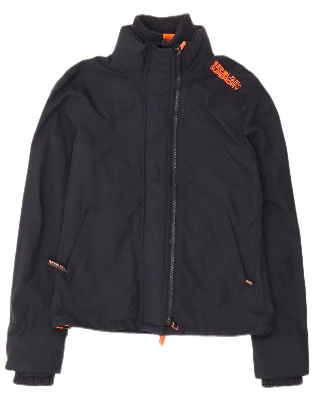 Женская дождевик с рисунком Superdry The Windcheater UK 12, средний темно-синий