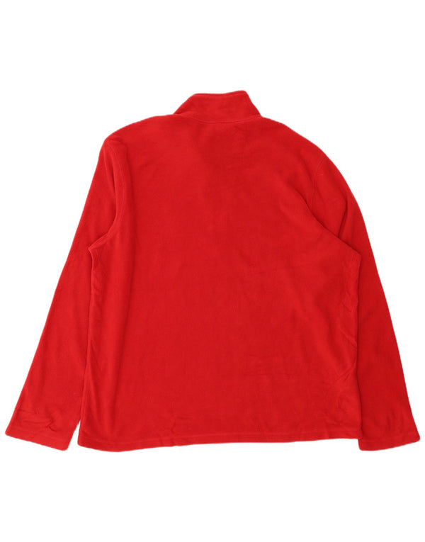 Мужской флисовый джемпер EDDIE BAUER XL, красный полиэстер