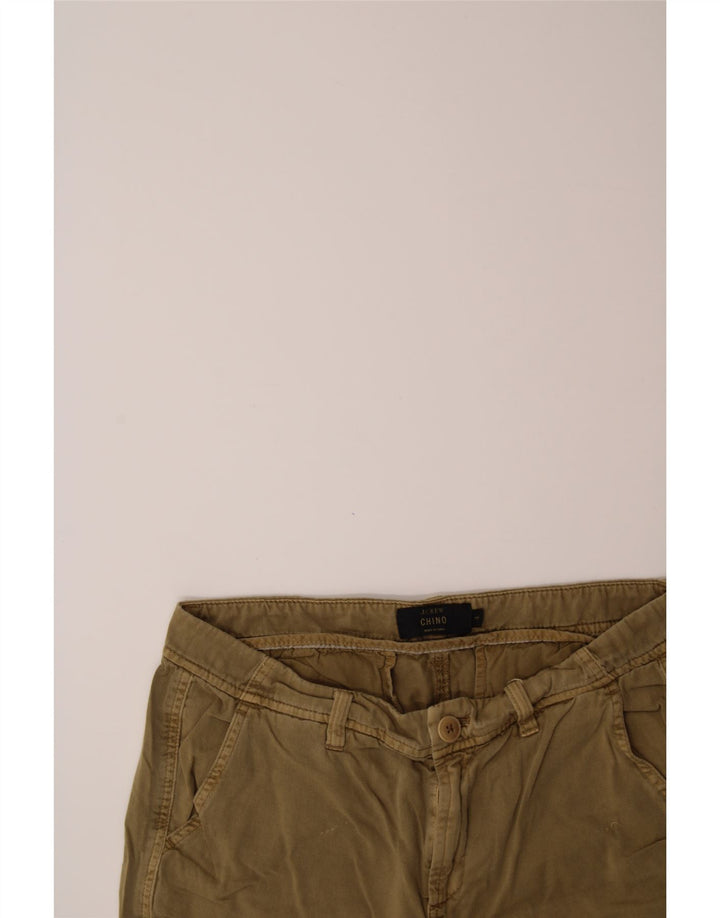 J. CREW Womens Chino Shorts US 4 Small W30  Khaki Cotton Vintage J. Crew and Second-Hand J. Crew from Messina Hembry 