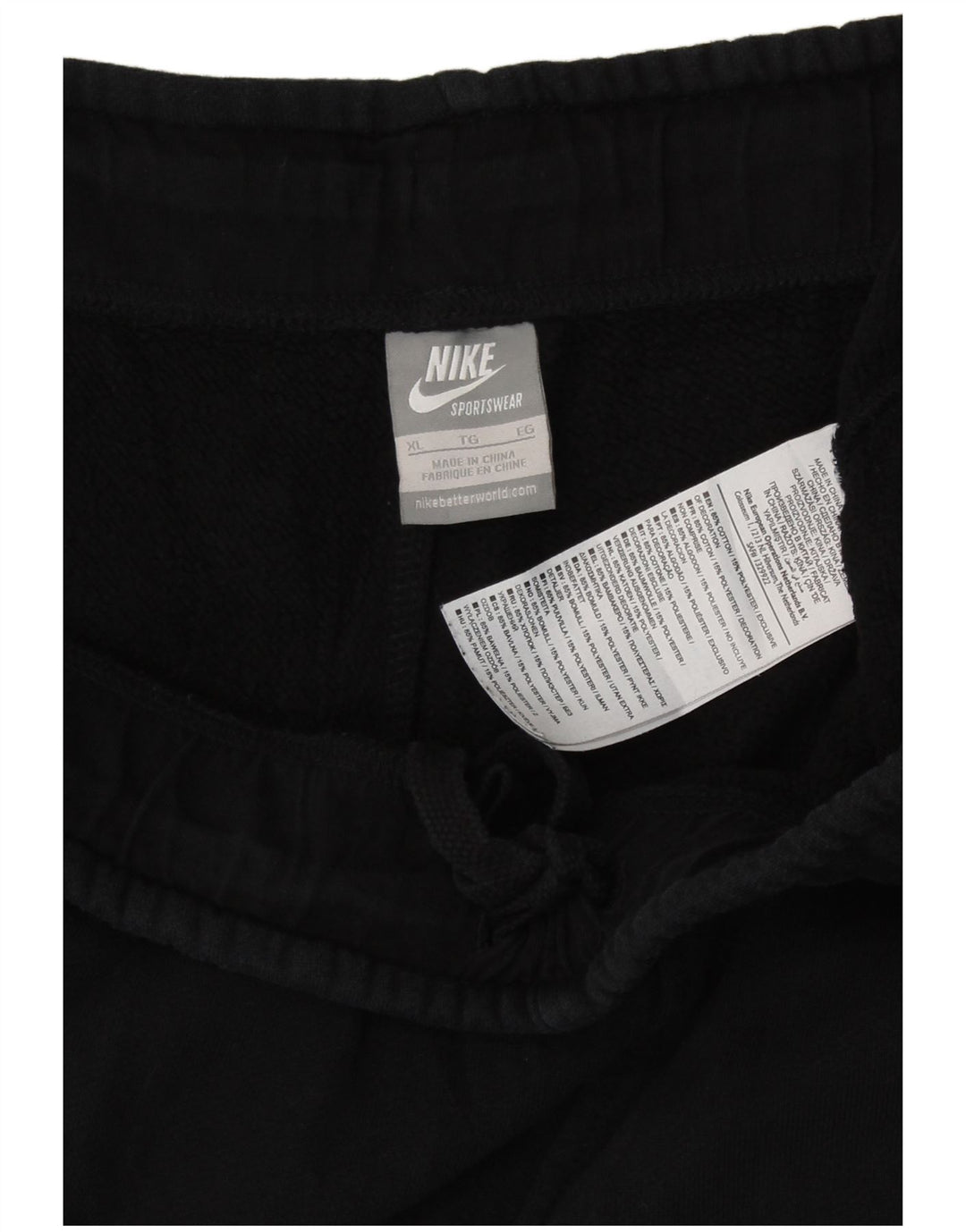 Женские спортивные брюки Nike UK 18 XL, черный хлопок