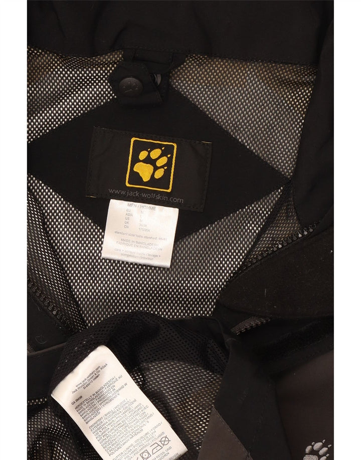 Мужская дождевик Jack Wolfskin UK 36/38 Средний коричневый Полиамид с цветными блоками