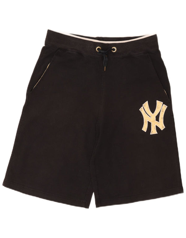 Мужские спортивные шорты Majestic New York Yankees с рисунком, маленькие черные хлопковые