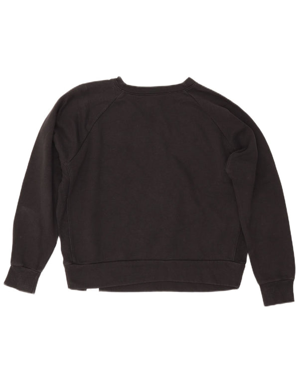 Женский свитер с рисунком REEBOK UK 14, средний черный, хлопок