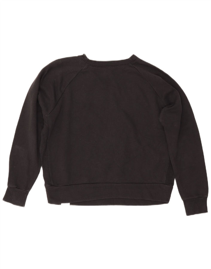 Женский свитер с рисунком REEBOK UK 14, средний черный, хлопок