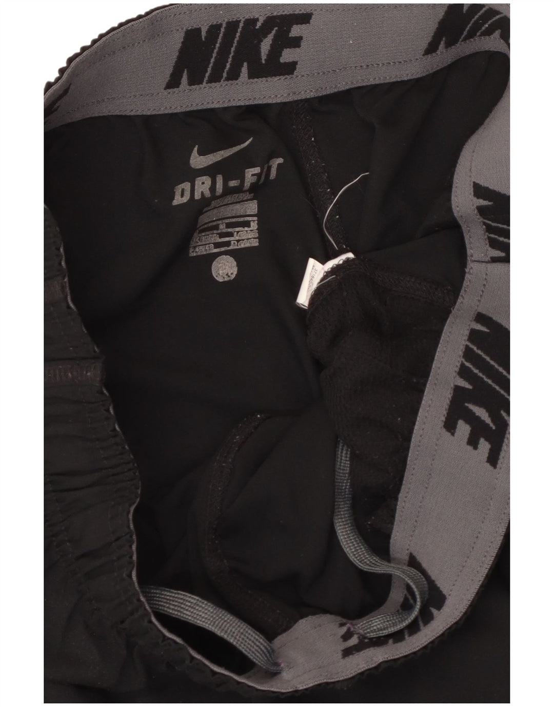 Мужские спортивные шорты NIKE Dri Fit среднего размера, черные