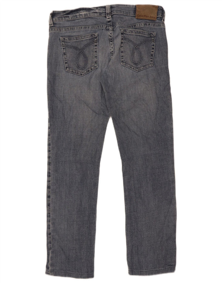 Женские прямые джинсы Calvin Klein W30 L28 синие
