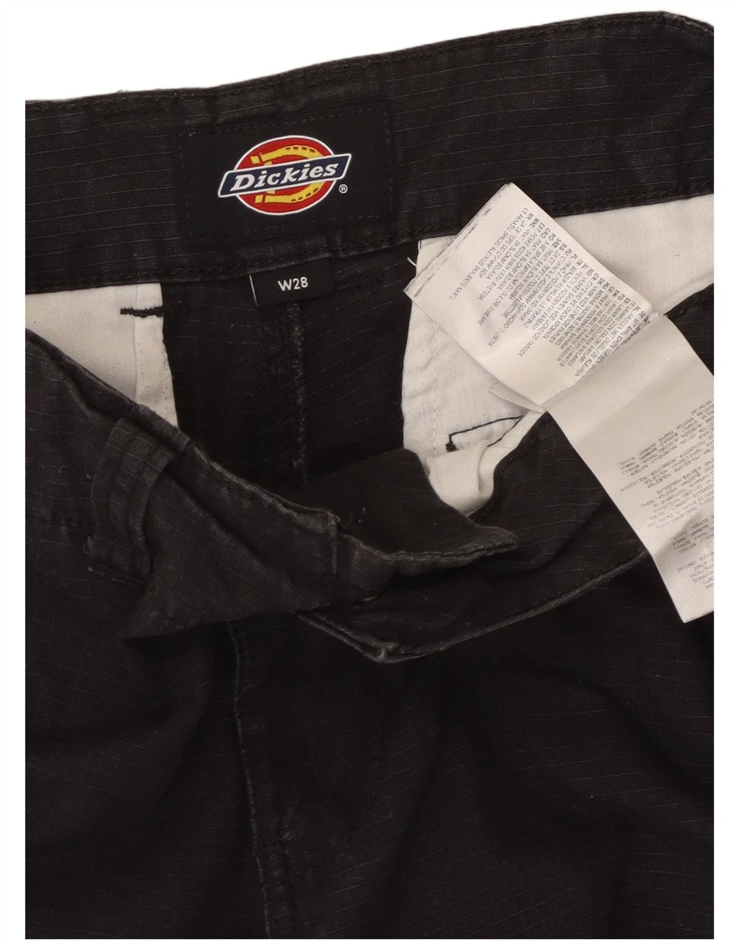 DICKIES Мужские прямые брюки-карго W28 L29, черные, хлопковые