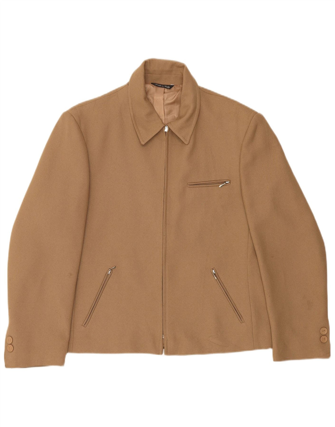 Пиджак женский VINTAGE IT 48 XL Коричневый полиэстер