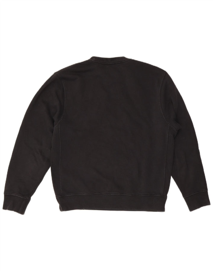 Мужской свитшот Nike, маленький черный хлопковый джемпер