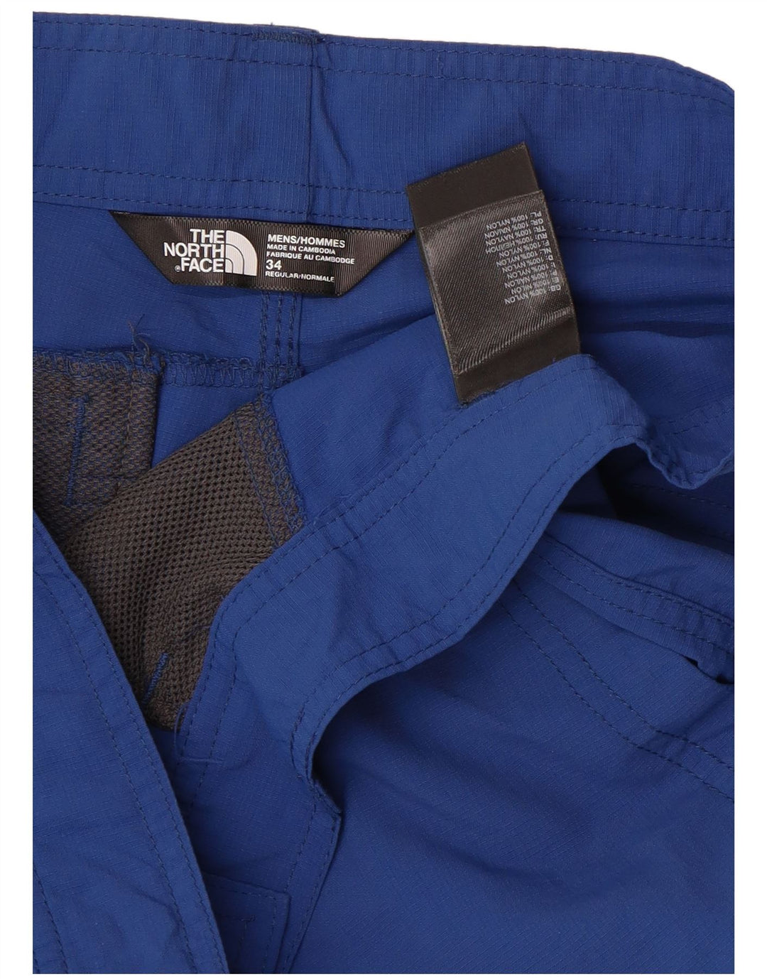 Мужские шорты карго THE NORTH FACE W34, большие синие, нейлон