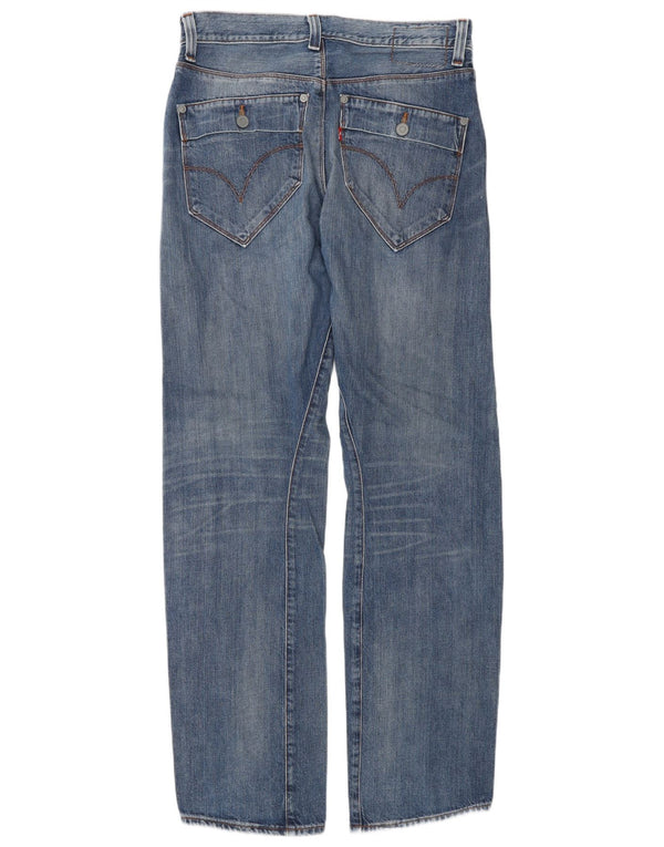 Мужские прямые джинсы Levi's W30 L34 синие, хлопок