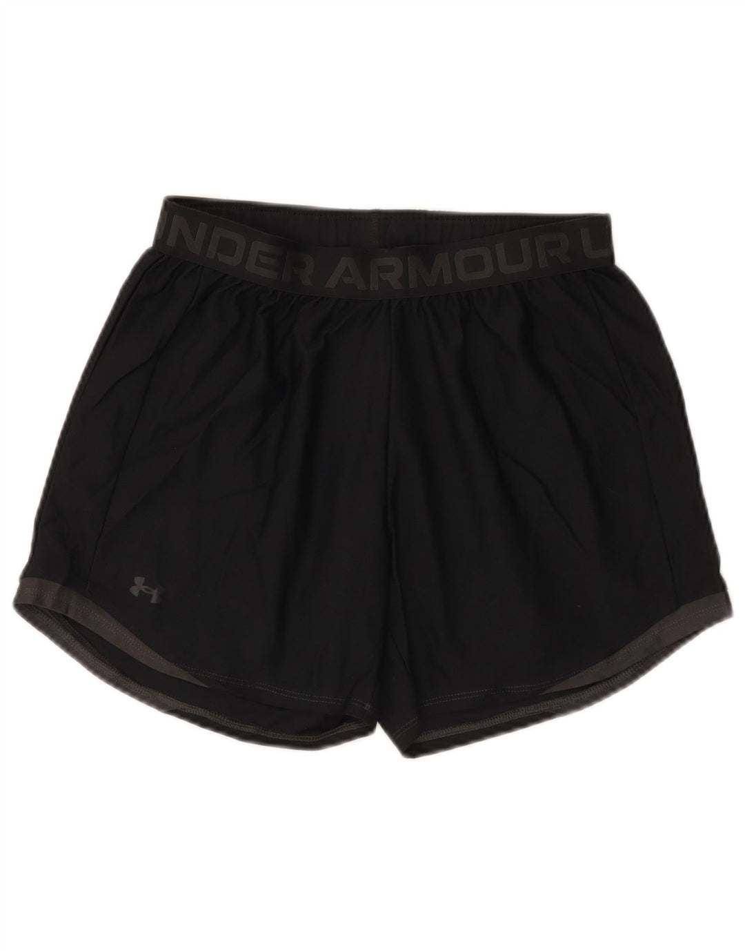 Женские спортивные шорты с графическим рисунком Under Armour UK 10, маленькие черные из полиэстера