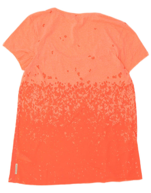 Женская футболка Maison Scotch Top UK 10, маленький оранжевый хлопок