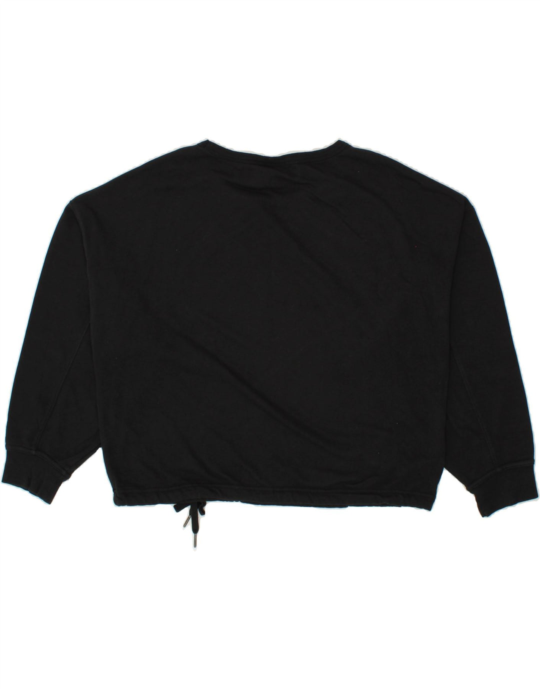 CHAMPION Womens Oversized Sweatshirt Jumper UK 16 Large Black Cotton Vintage Champion and Second-Hand Champion from Messina Hembry 