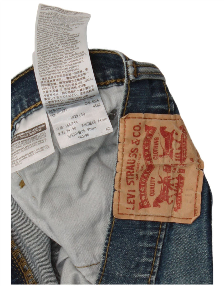 Женские джинсы LEVI'S 511 Slim W29 L30 Синие, хлопок