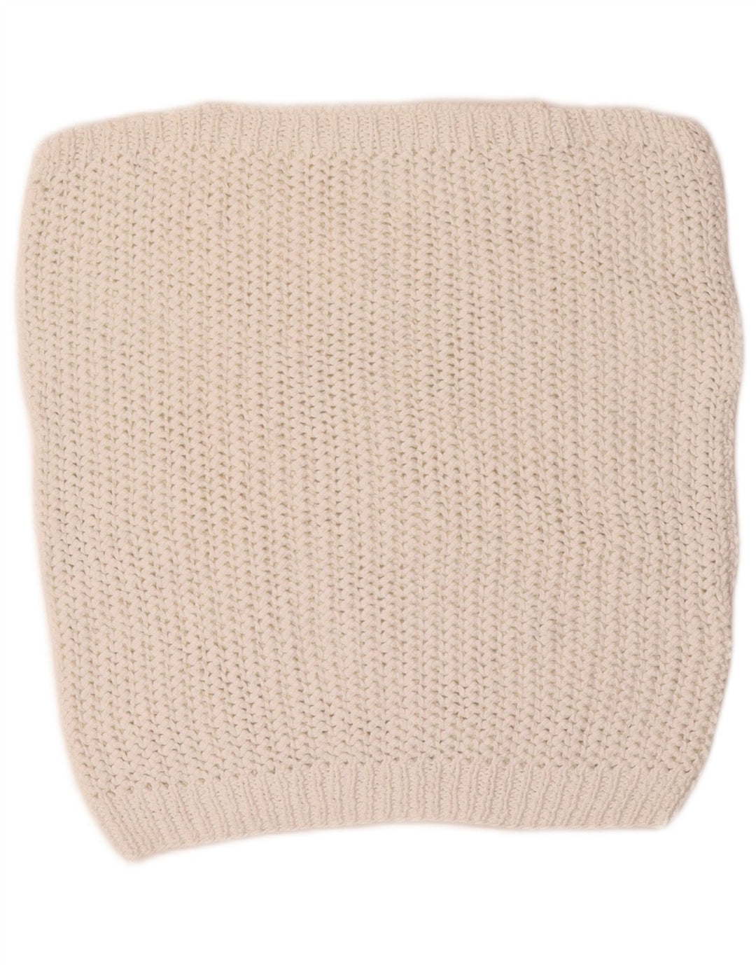 Винтажный женский укороченный жилет крючком без рукавов UK 12, средний белый цвет