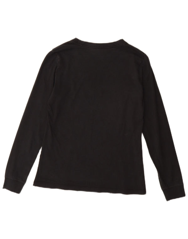 Женский топ с длинным рукавом NIKE UK 10, маленький черный