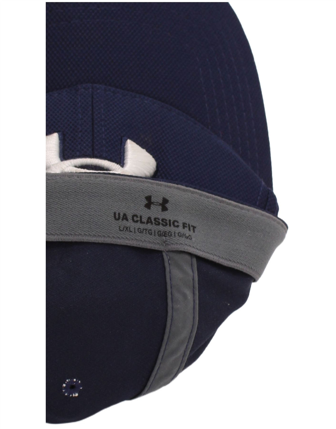 Мужская бейсболка классического кроя с рисунком Under Armour, большая/XL, темно-синяя