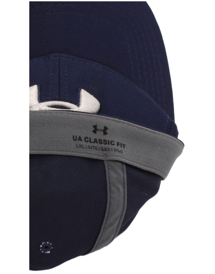 Мужская бейсболка классического кроя с рисунком Under Armour, большая/XL, темно-синяя