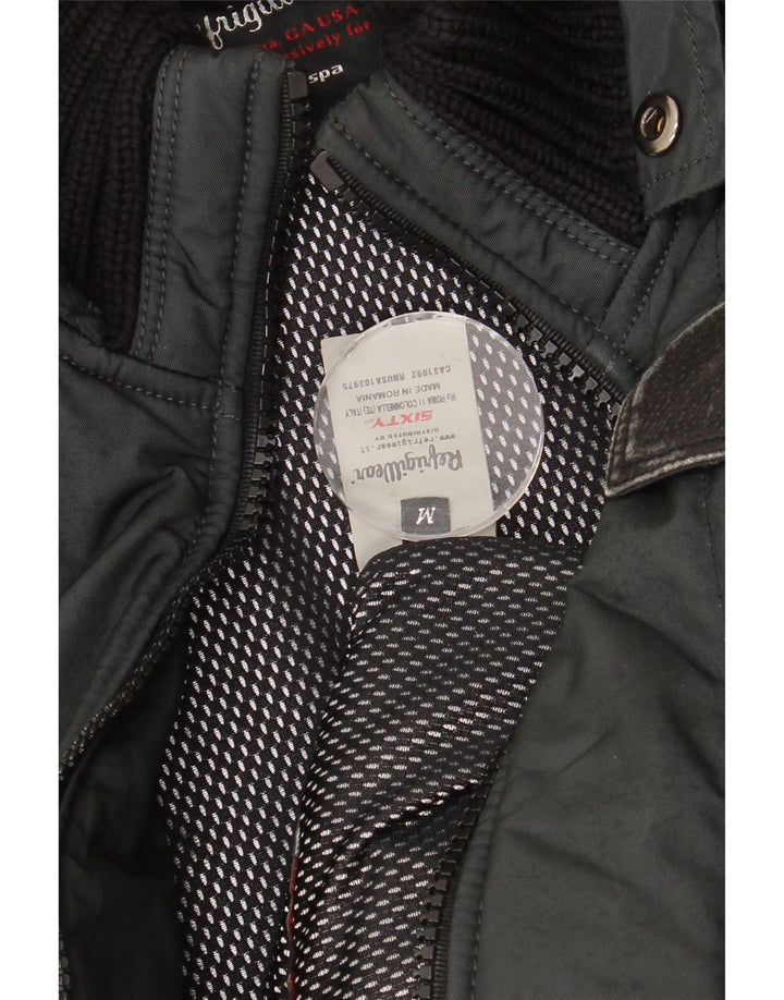 REFRIGIWEAR Мужская стеганая куртка UK 38, средний черный нейлон