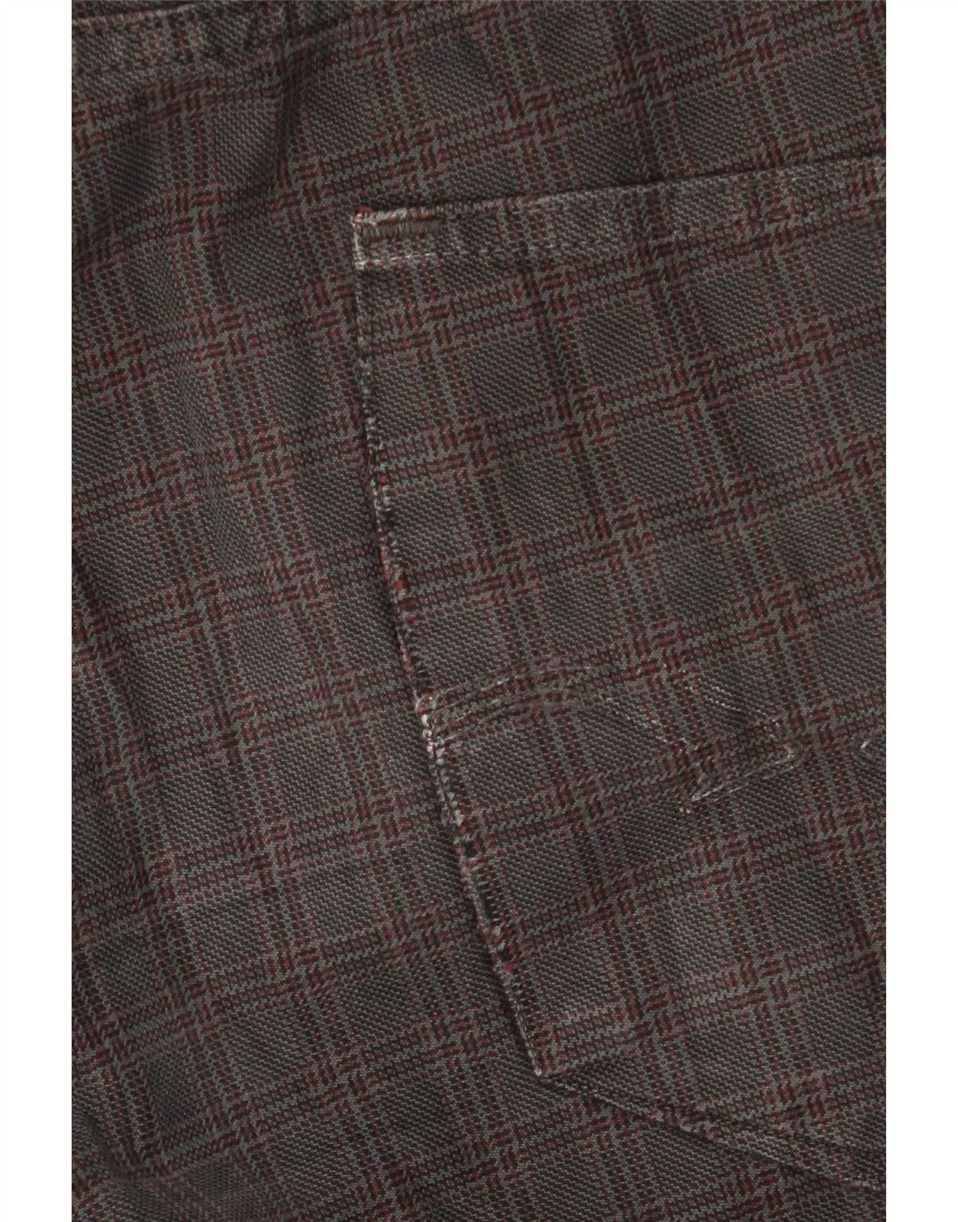 Мужские прямые повседневные брюки Trussardi W36 L32 серые в клетку
