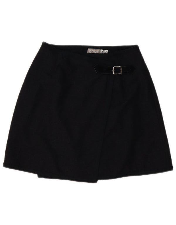 Женская юбка с запахом Seventy IT 42 Medium W26 Темно-синяя шерсть