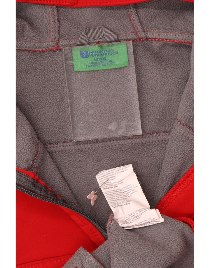 MOUNTAIN WAREHOUSE Ветровка с капюшоном для мальчиков 12–13 лет, красная