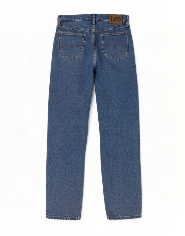 Мужские прямые джинсы Lee Kansas W32 L32, синий хлопок