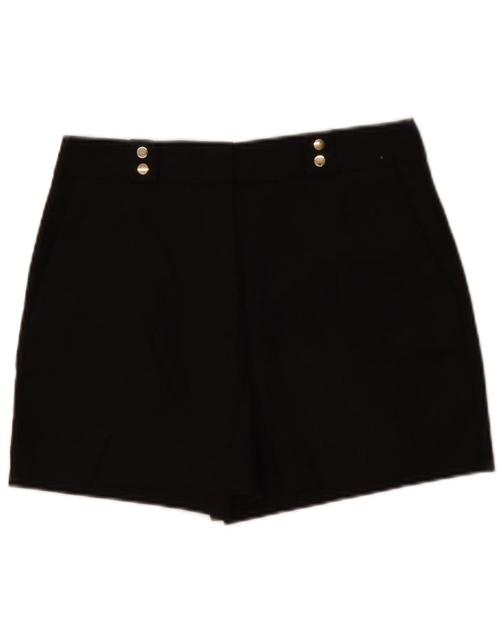 Женские повседневные шорты Zara, маленькие W26, черный хлопок