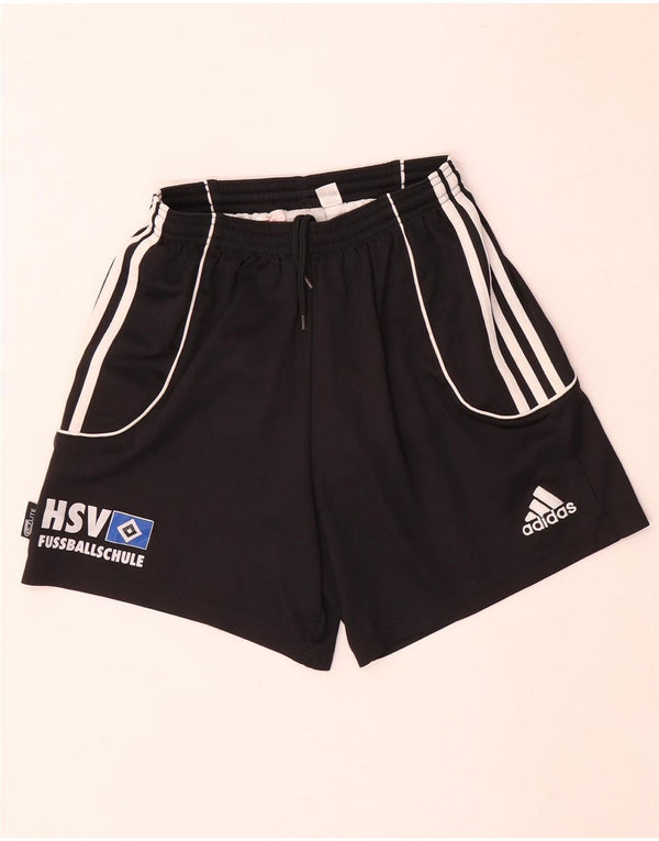 Мужские спортивные шорты Adidas Climalite с графическим рисунком XS, черный полиэстер