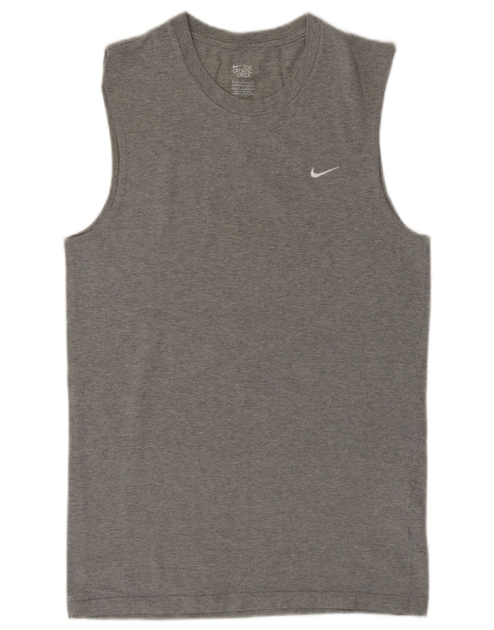 Мужской жилет Nike, Великобритания, размер 34/36, маленький, серый, хлопок