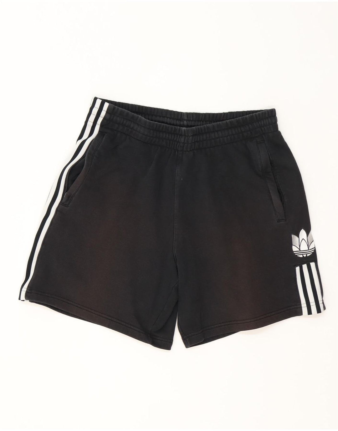 Мужские спортивные шорты Adidas, большие черные хлопковые
