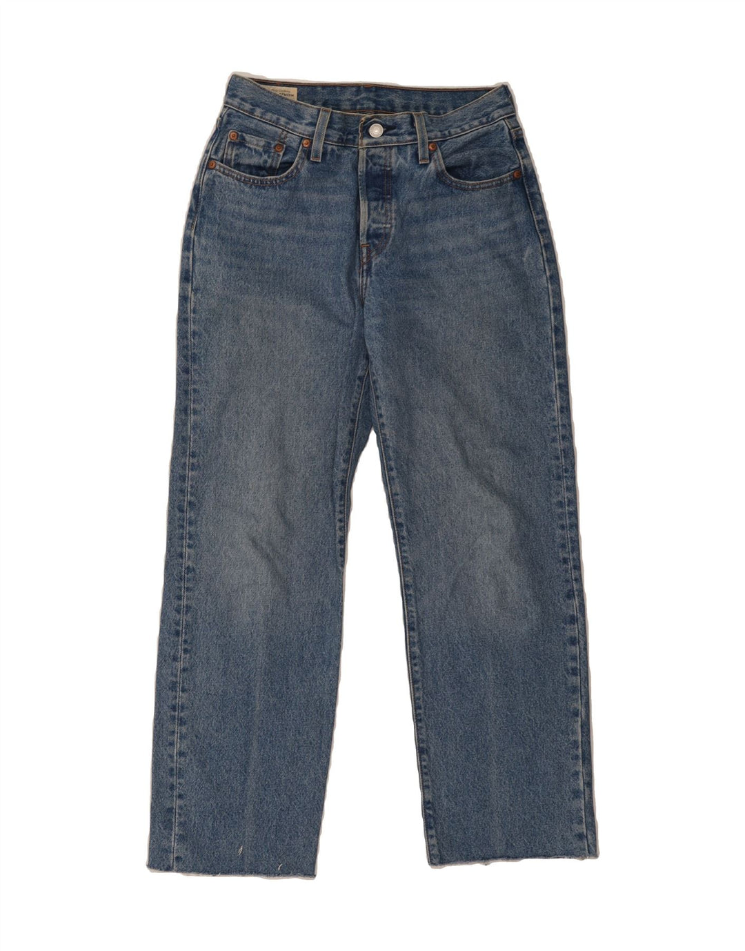 LEVI'S Womens 501 Straight Jeans W28 L27 Blue Vintage Levi's and Second-Hand Levi's from Messina Hembry 