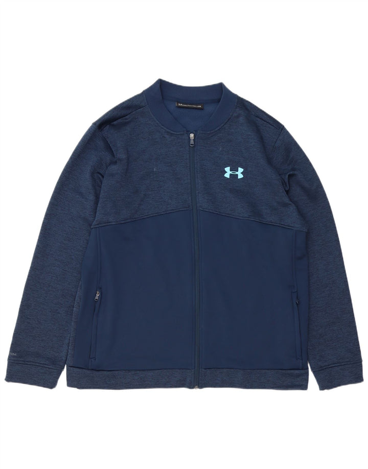 Мужской спортивный костюм Cold Gear Under Armour, верхняя куртка 2XL, темно-синий, полиэстер