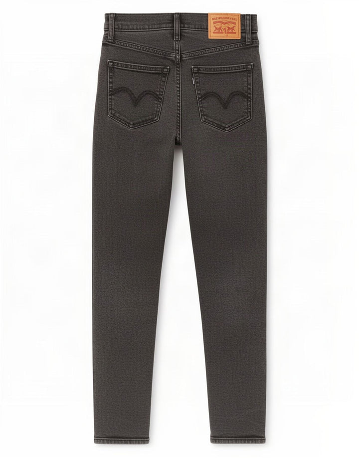 Женские зауженные джинсы Levi's W25 L27, серый хлопок