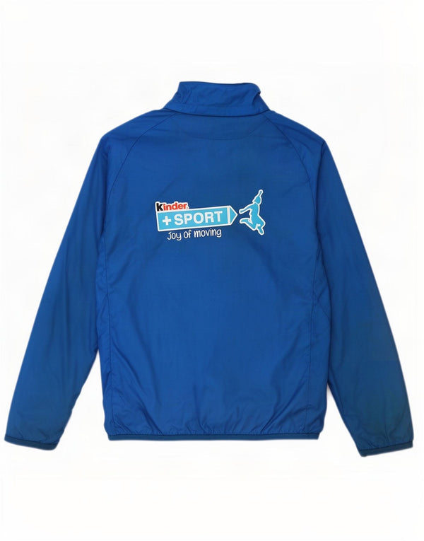 Спортивный костюм Puma Boys Italia с графическим рисунком, верхняя куртка, 13–14 лет, синий полиэстер