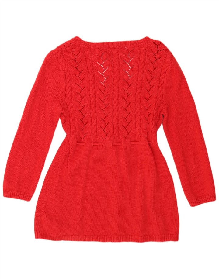 Женский джемпер с вырезом лодочкой MICHAEL KORS, Великобритания 12, средний красный
