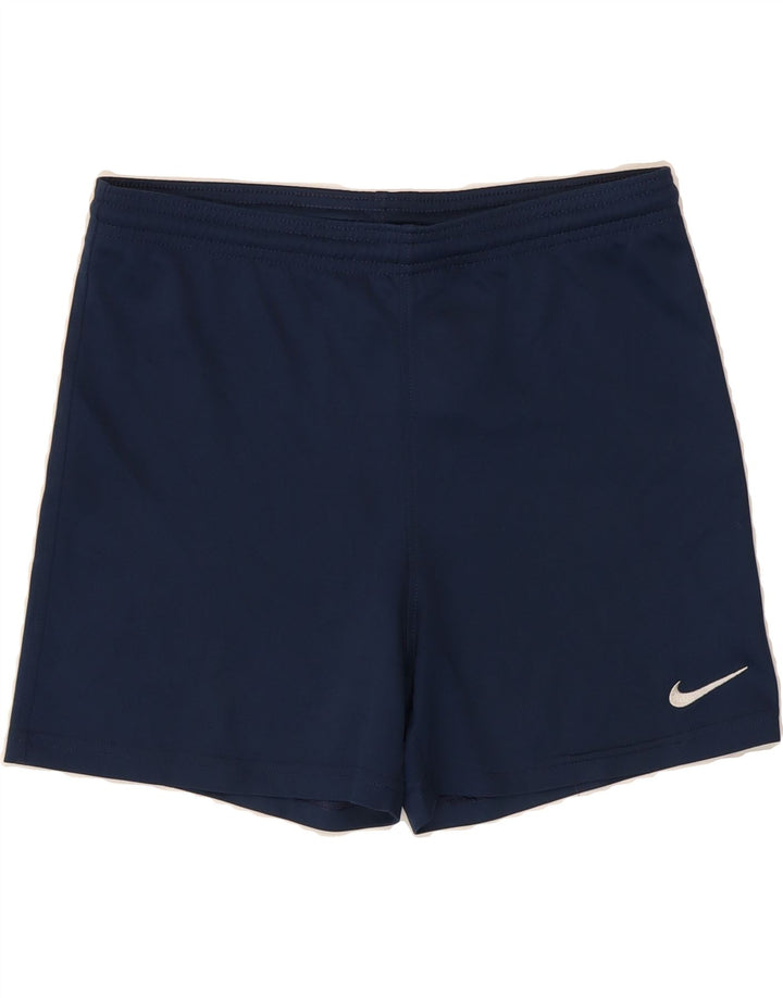 NIKE Boys Sport Shorts 10-11 Years Medium Navy Blue Polyester Vintage Nike and Second-Hand Nike from Messina Hembry 