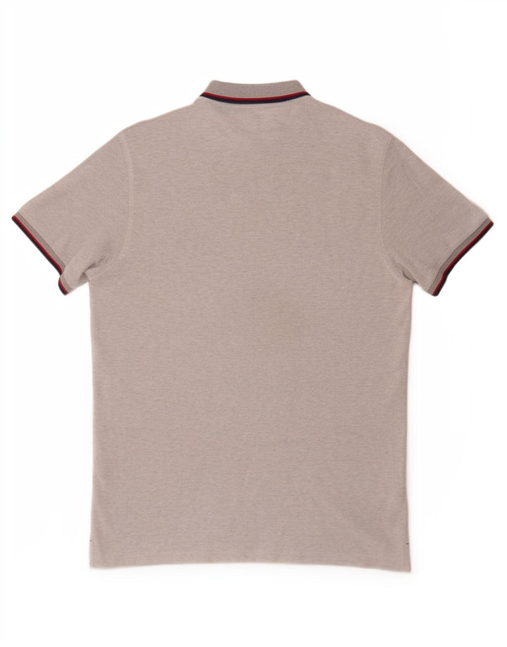 Мужская рубашка-поло Jack & Jones XL, серая, хлопок
