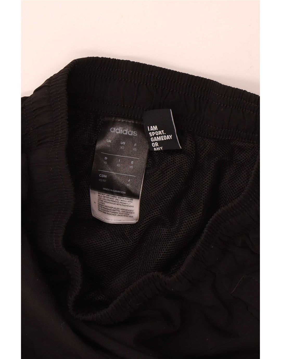 Мужские спортивные брюки Adidas Joggers XS, черный полиэстер