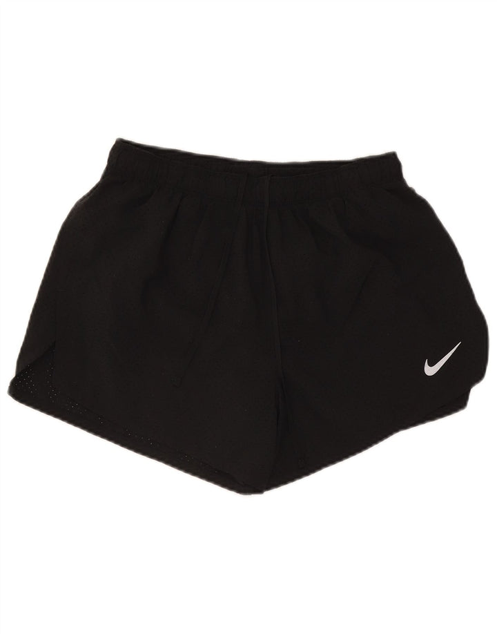 Женские спортивные шорты Nike Dri Fit UK 12, средний черный, полиэстер