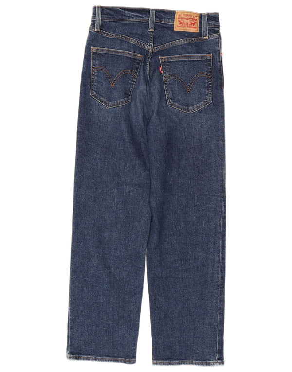 Женские прямые джинсы Levi's Ribcage W27 L27, синий хлопок