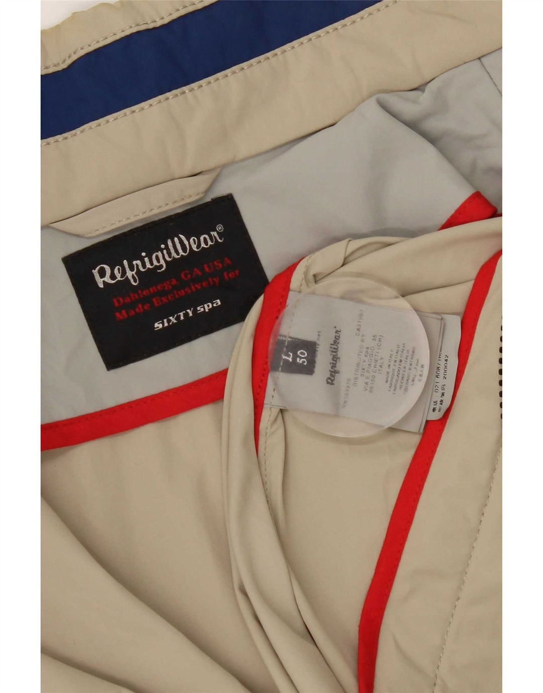 Мужской бомбер Refrigiwear IT 50, большой, хаки, нейлон
