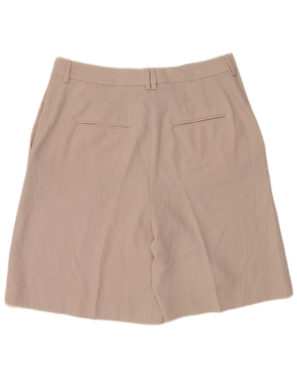 Женские шорты чинос Marks & Spencer UK 12 Medium W30 Бежевый полиэстер