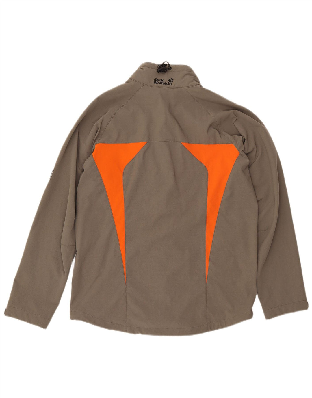 Мужская куртка-бомбер на молнии Jack Wolfskin UK 34, маленький цвет хаки, полиамид