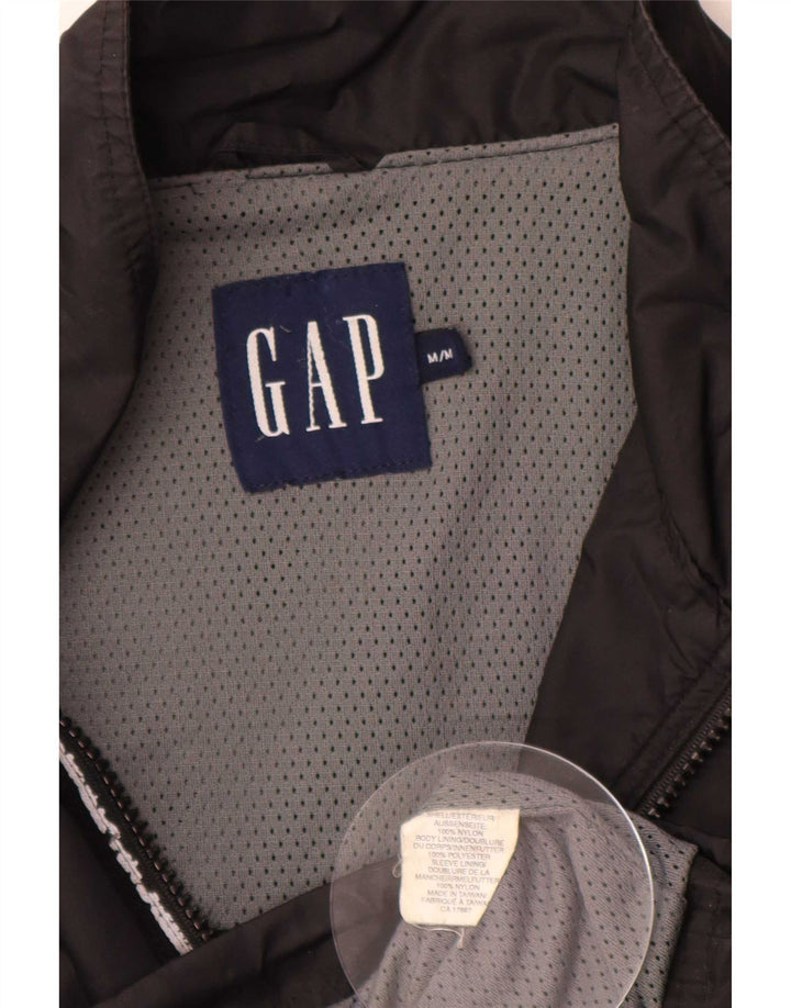 Мужская дождевик Gap UK 38, средний черный нейлон