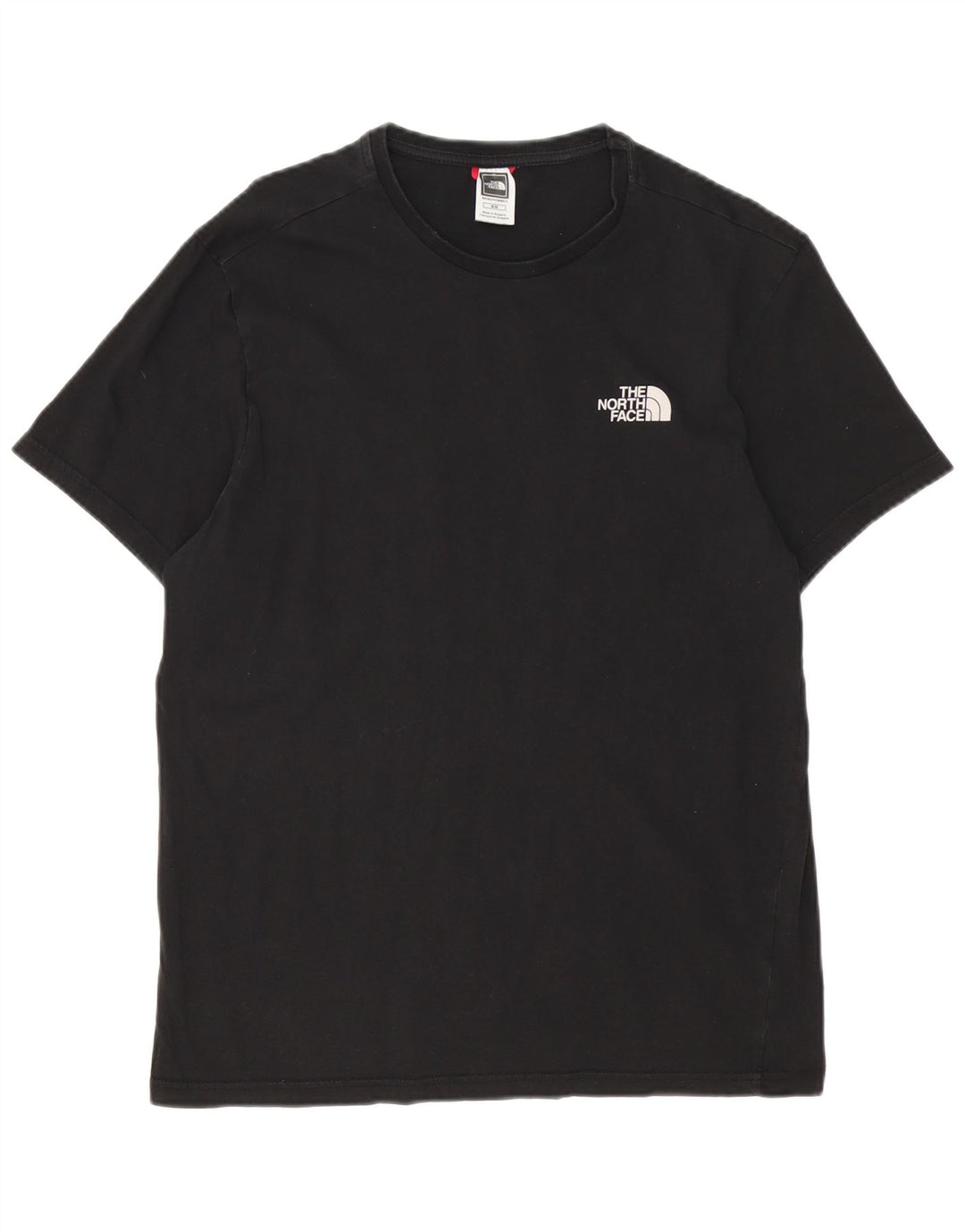 Мужская футболка The North Face из хлопка среднего размера, черная